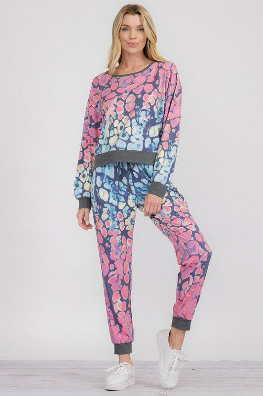 Bubblegum Colors Loungewear Set