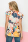 Fun in Floral Blouse