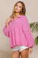 Pink Gauze Babydoll Blouse