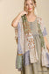 Light Olive Patchwork Kimono