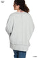 Plus Size French Terry Exposed Sweatshirt