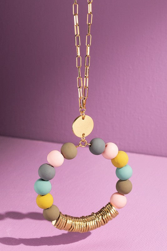 Clay Statement Necklace