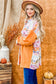 Aztec Printed Color Block Shirt Jacket