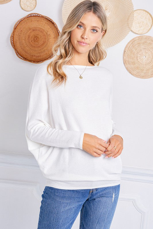 Spring 23 The Best Sweater - White
