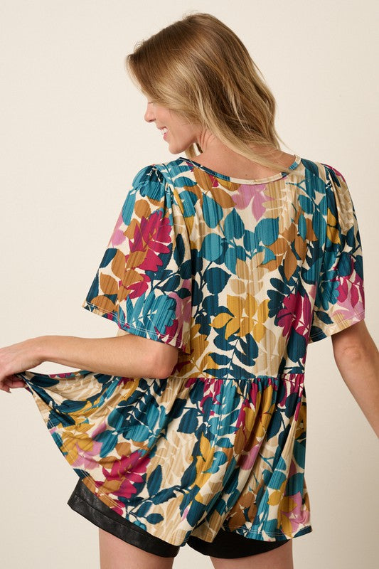 Lovely Leaves Super Silky Blouse