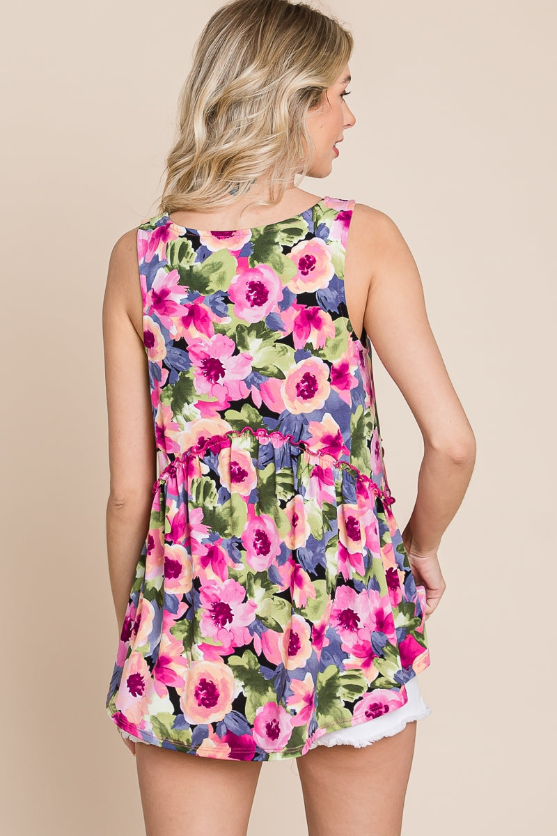 Florals Forever Tank Top