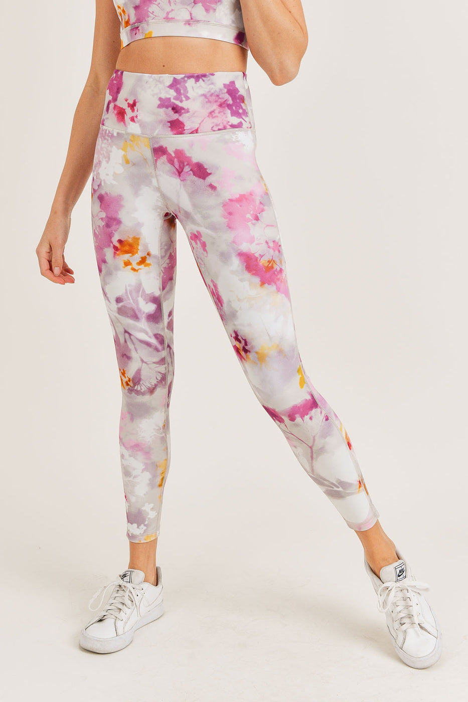 Watercolor Floral Leggings