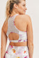 Watercolor Floral Sports Bra