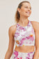 Watercolor Floral Sports Bra