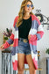 Color Block Popcorn Knit Sweater