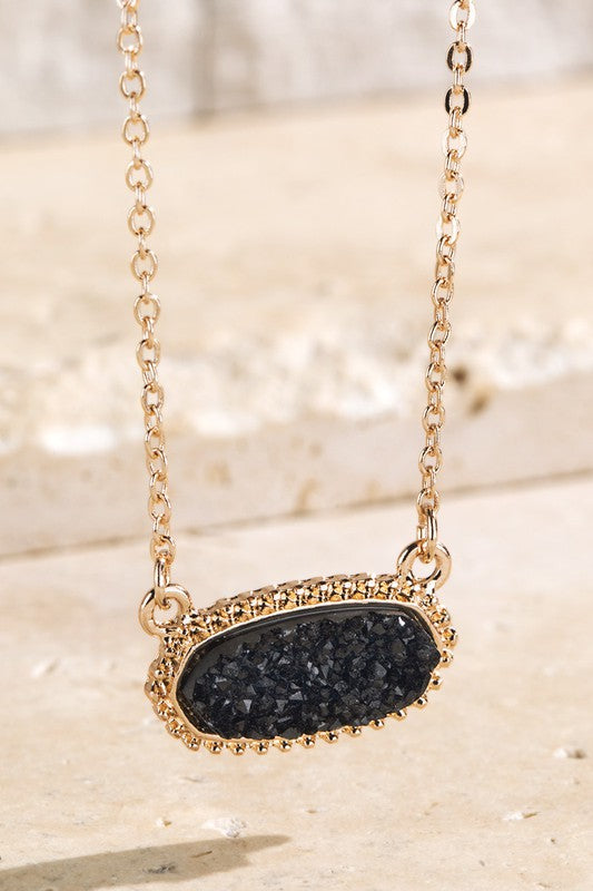 Druzy Necklace - 2 Colors