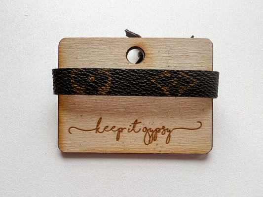 Upcycled Adjustable Bracelet