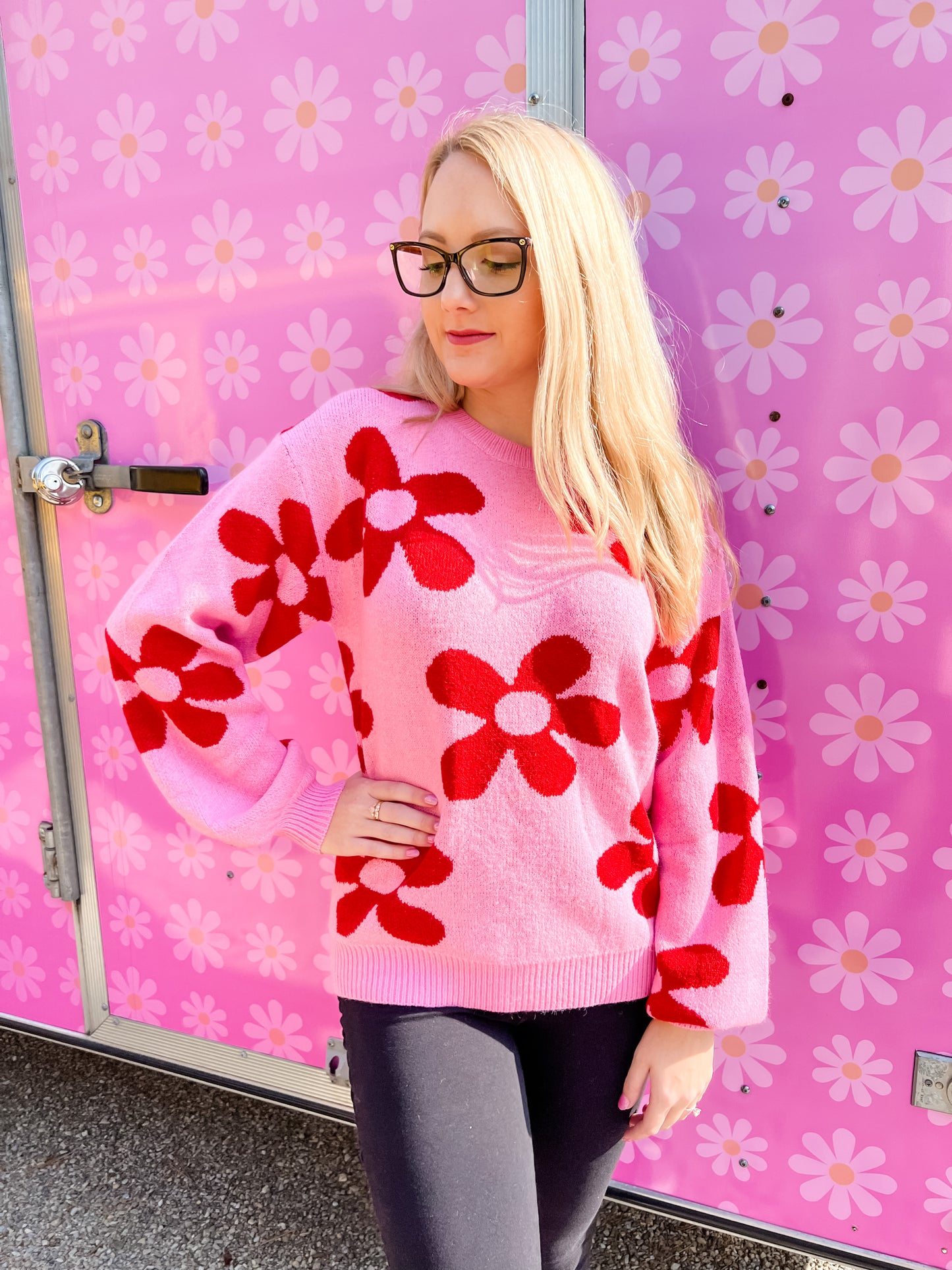 Have a Nice Daisy Sweater