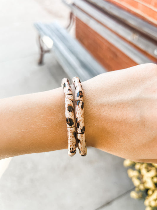 Cheetah Girl Bracelet Stack