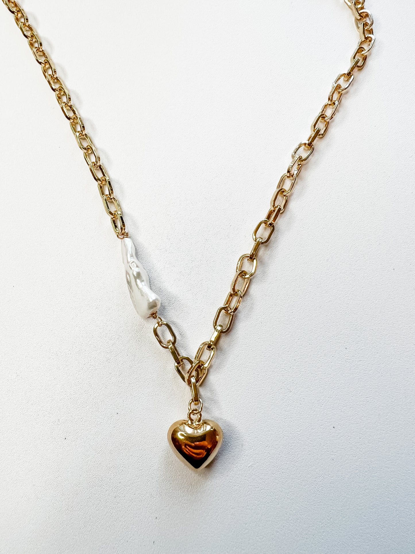 Rock Solid Heart Necklace