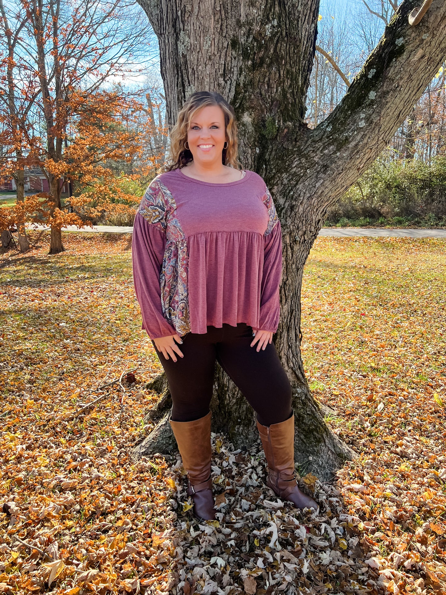 Subtle Paisley Blouse