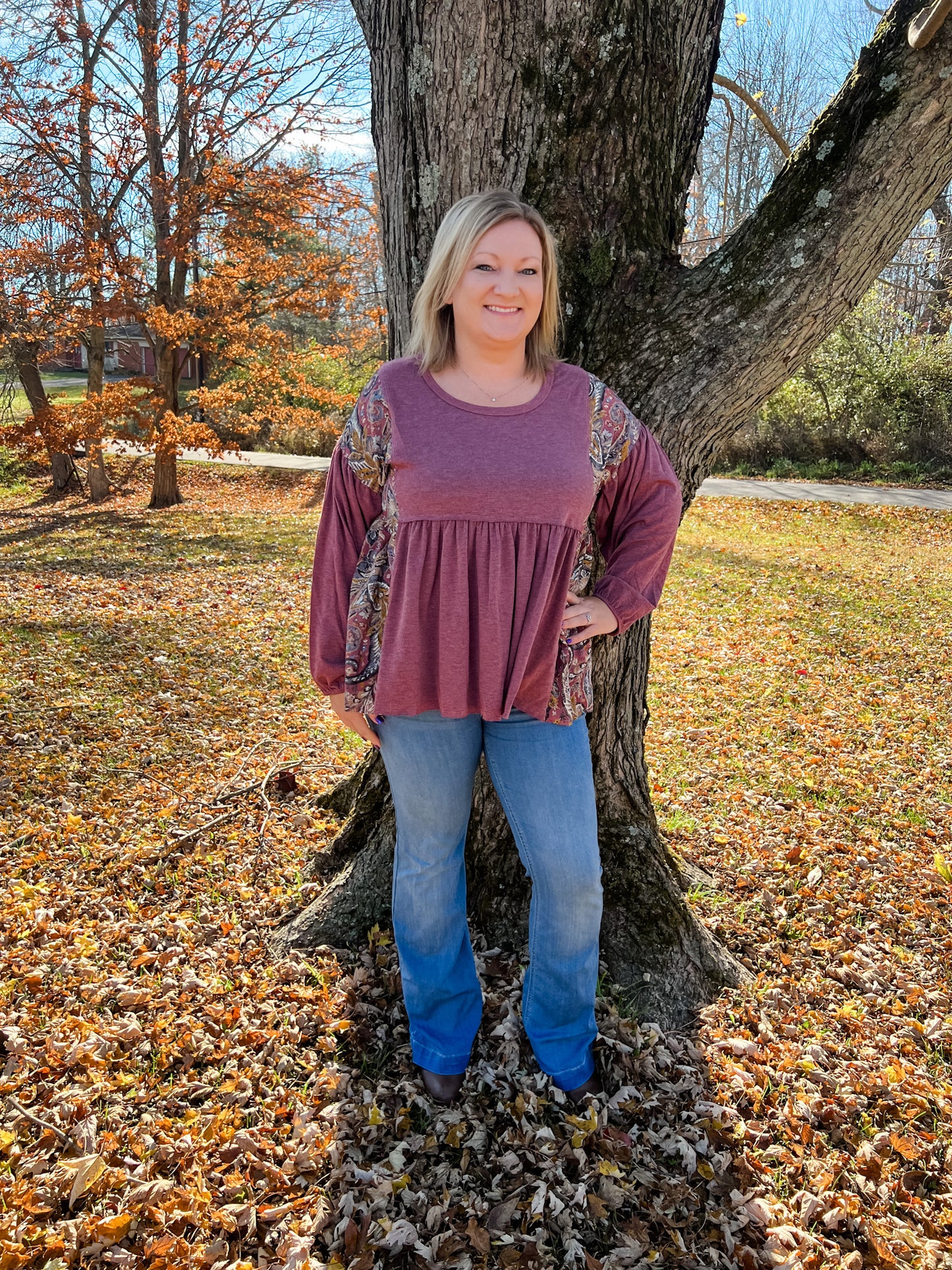 Subtle Paisley Blouse