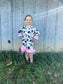Babes Navy and Floral Dress