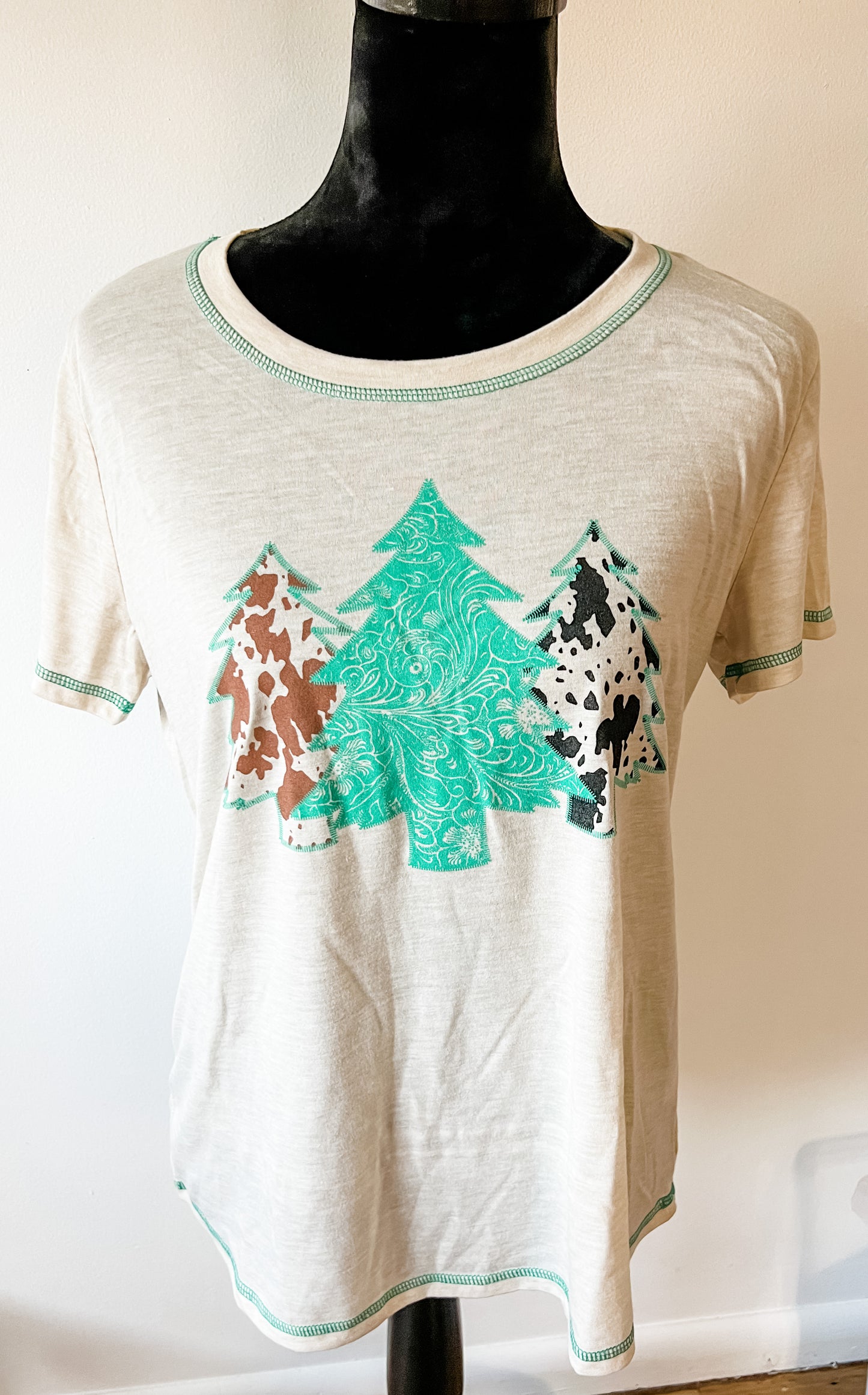 Western Tree Christmas Tee