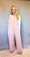 Button Mauve Jumpsuit