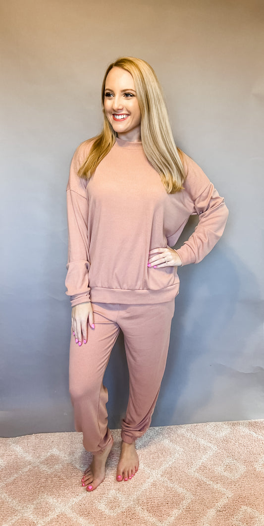 Softest Loungewear Set - Mauve