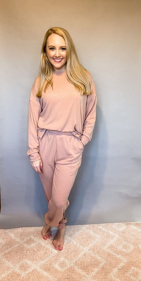 Softest Loungewear Set - Mauve