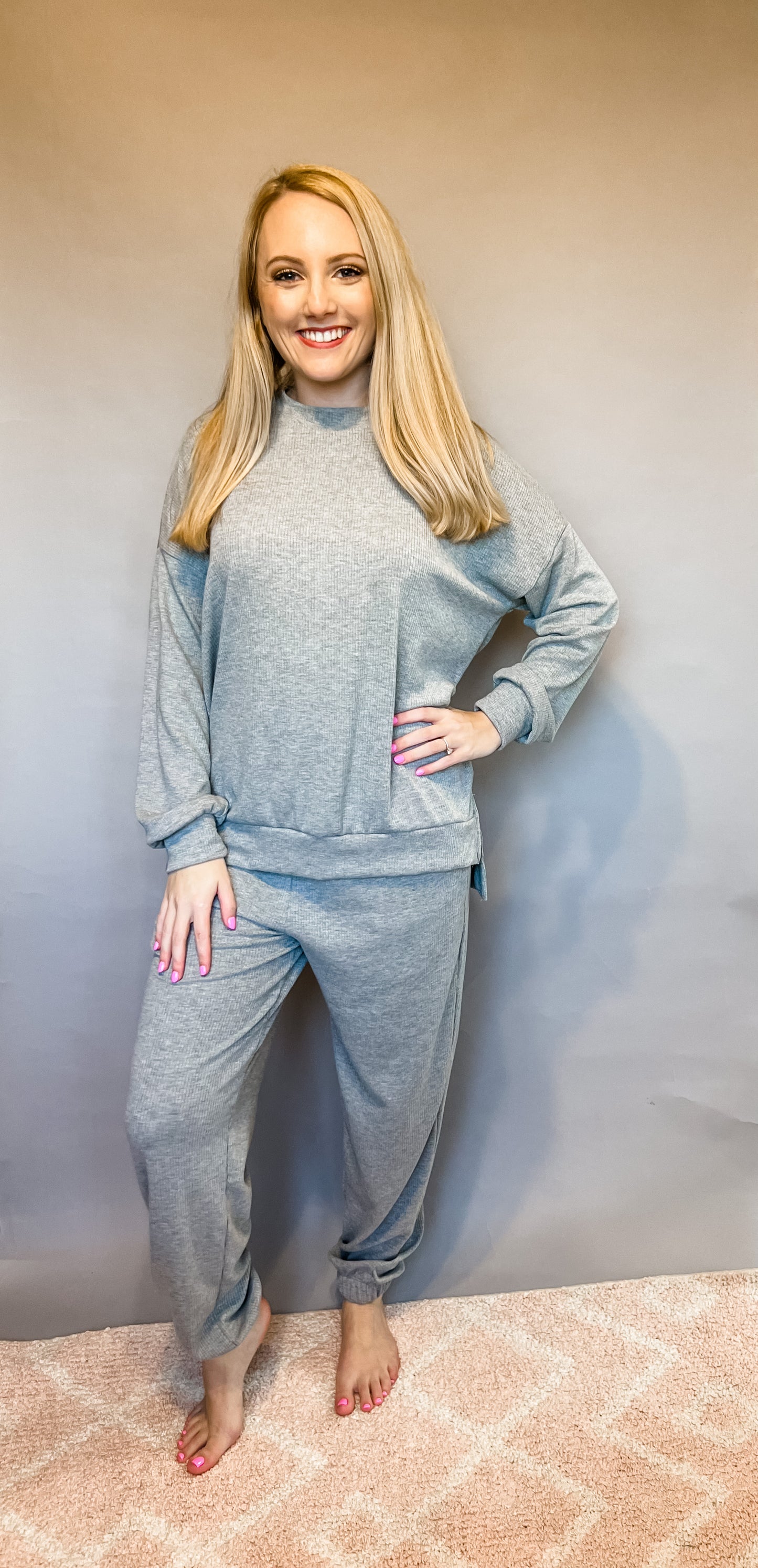 Softest Loungewear Set - Grey