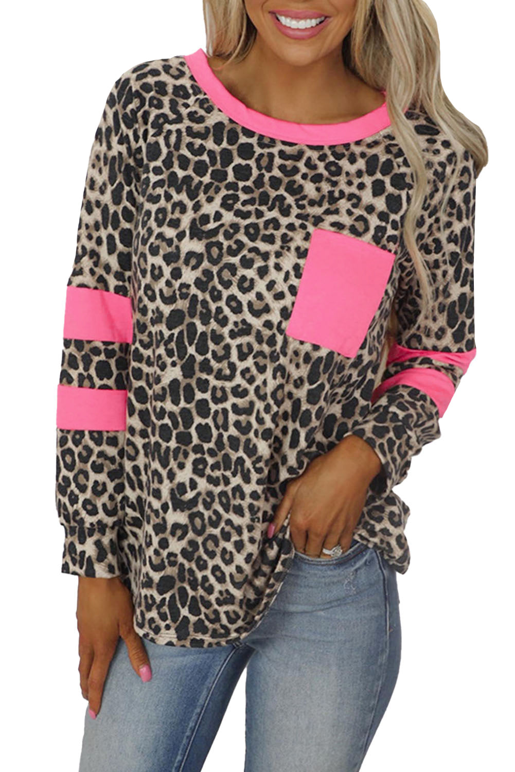 Neon Leopard Blouse