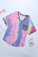 Tie Dye Leopard Pocket Top