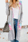 Tie Dye Striped Cardigan