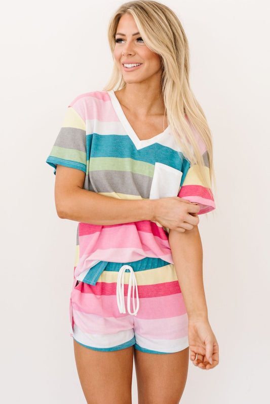 Striped Loungewear Set