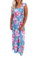 Blue Floral Maxi Dress