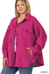 Plus Size Oversized Corduroy Shacket