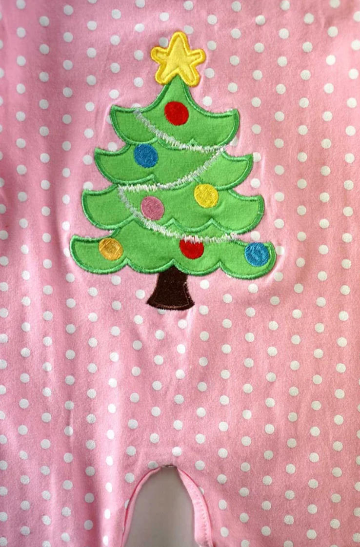 Pink Christmas Onesie