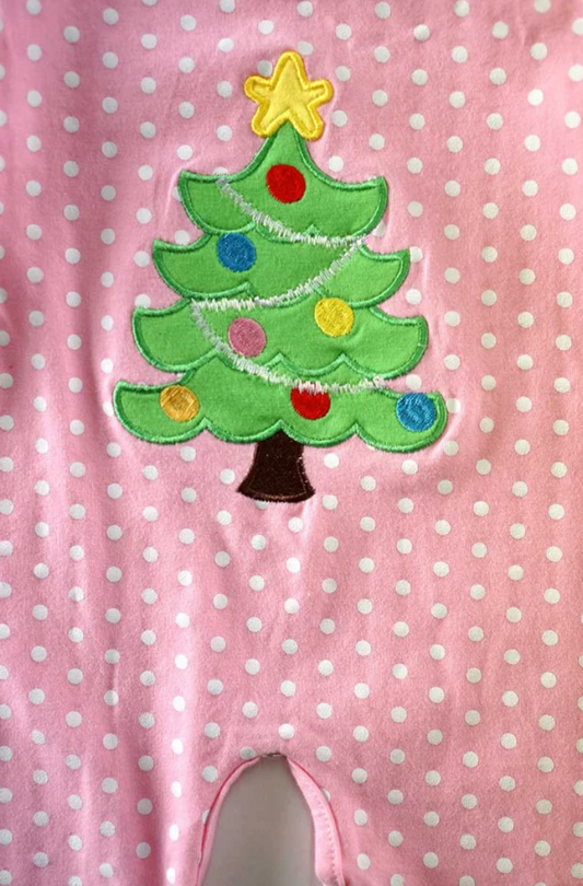 Pink Christmas Onesie