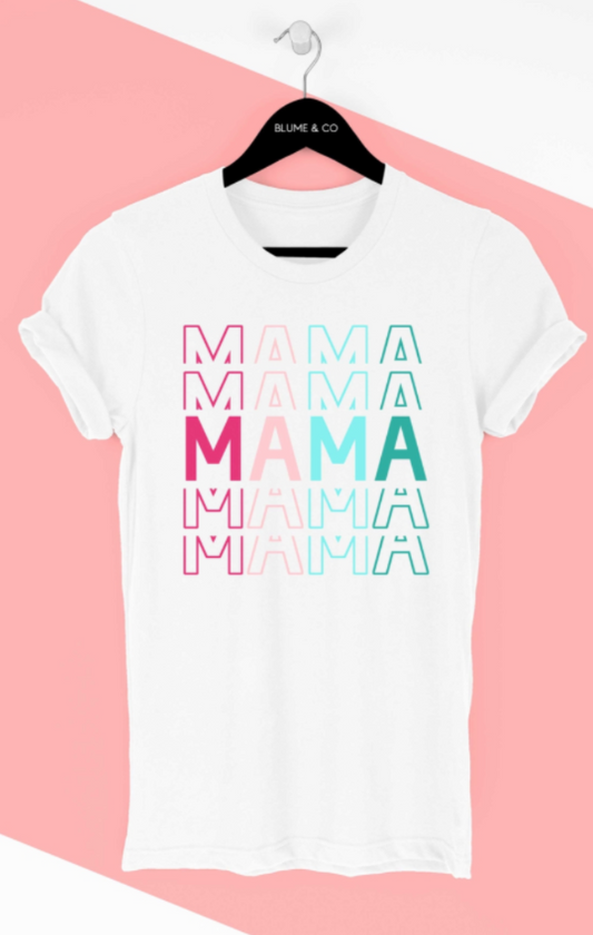 Mama Multi-Color Tee