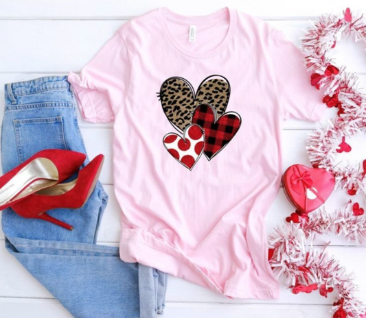 Heart Valentines Tee