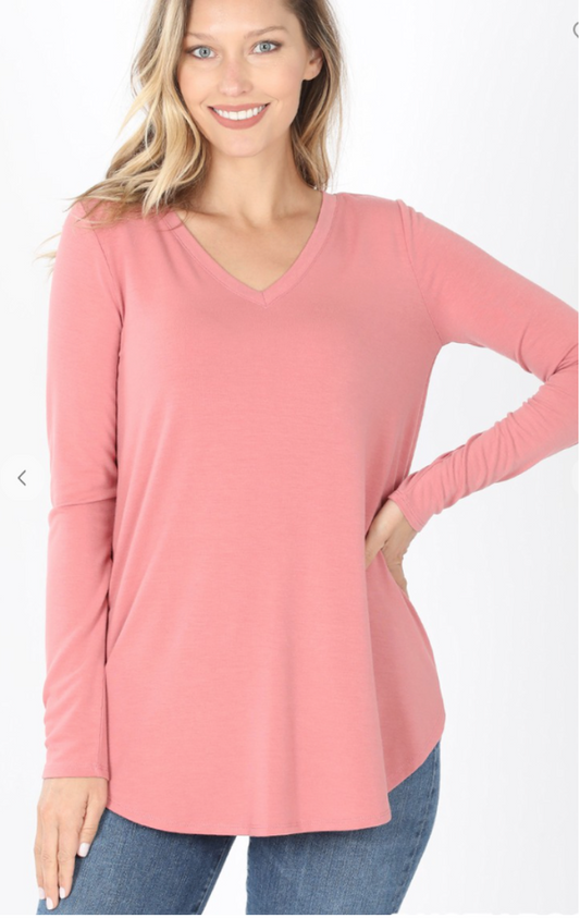 Basic Tunic Top - 2 Colors