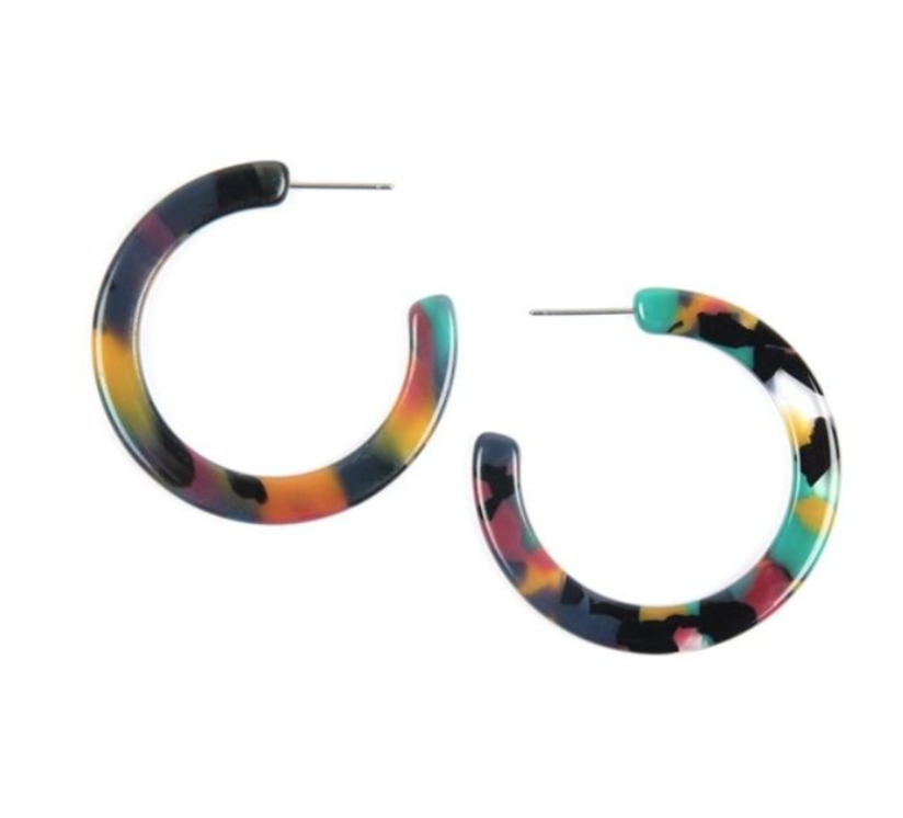 Resin Earrings - Multiple Colors