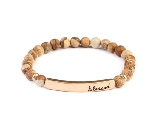 Blessed Beaded Bracelet - 4 Colors
