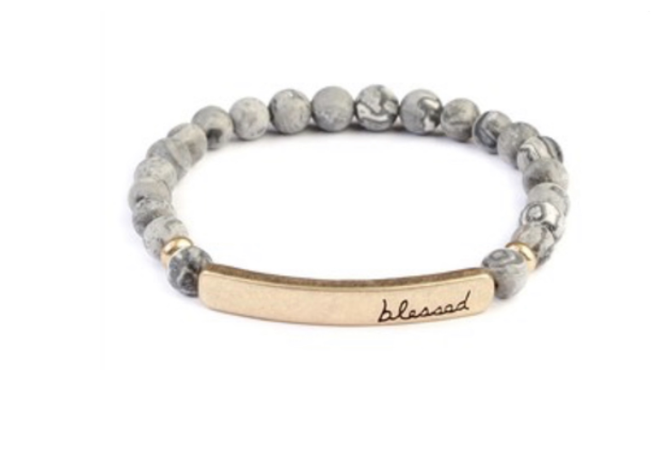 Blessed Beaded Bracelet - 4 Colors