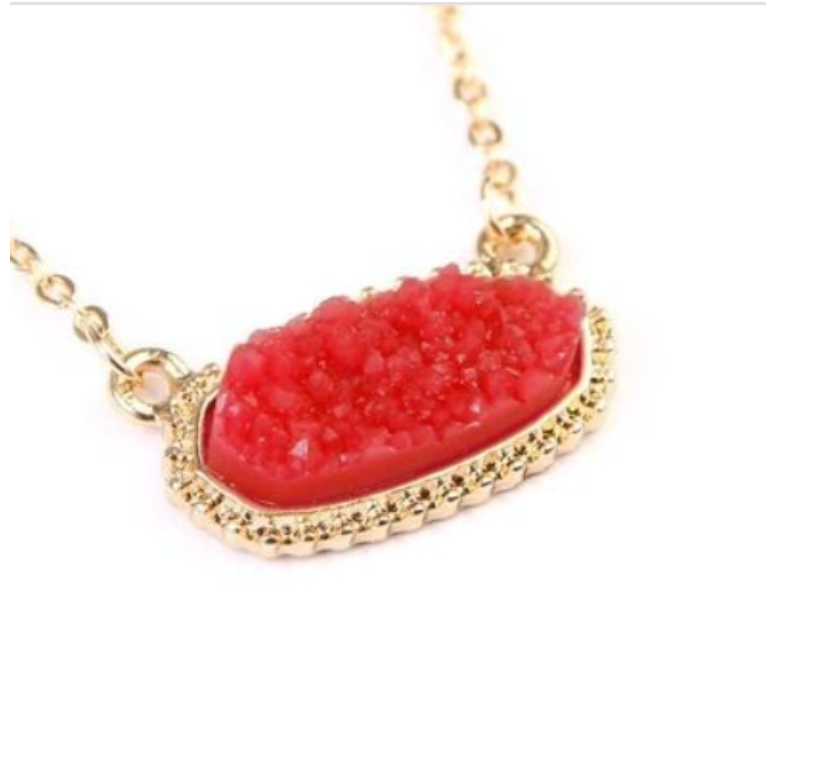 Druzy Necklace - 2 Colors