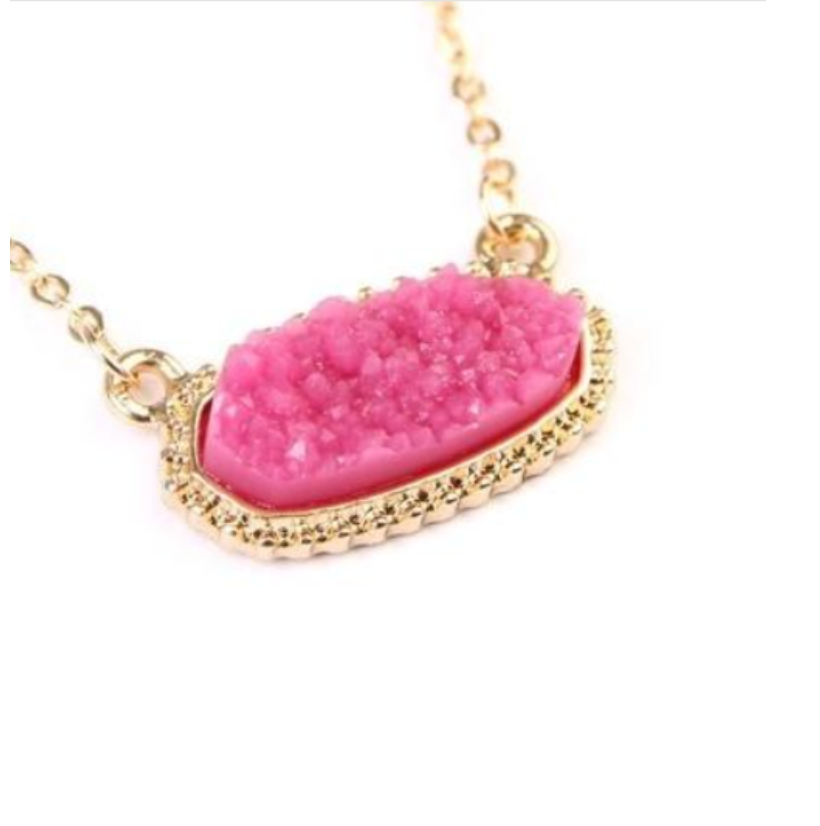 Druzy Necklace - 2 Colors