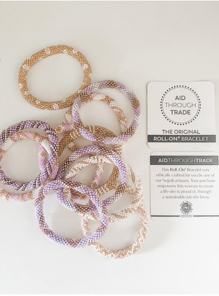 GRAB BAG STYLE - Aid Through Trade Roll on Bracelets