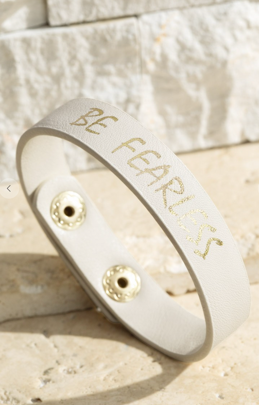 Be Fearless Wrap and Snap Bracelet