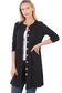 Black Button Cardigan