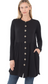 Black Button Cardigan