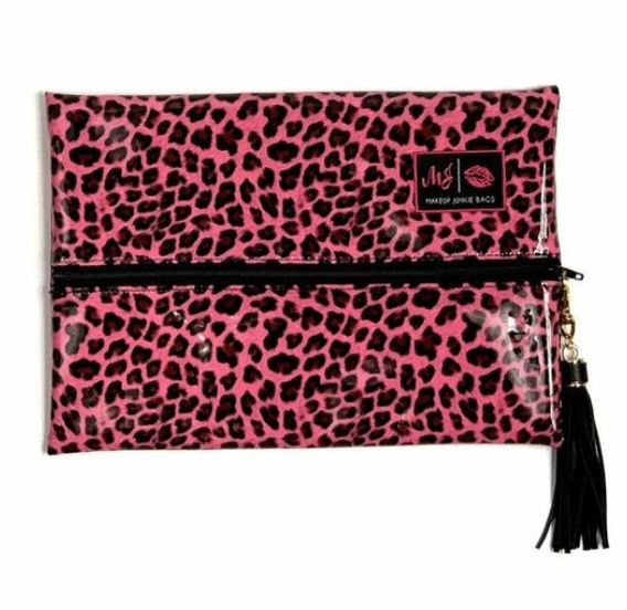 Cheetah Makeup Junkie Bag - Medium