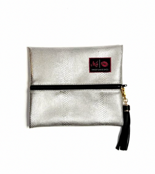 Silver Makeup Junkie Bag - Mini