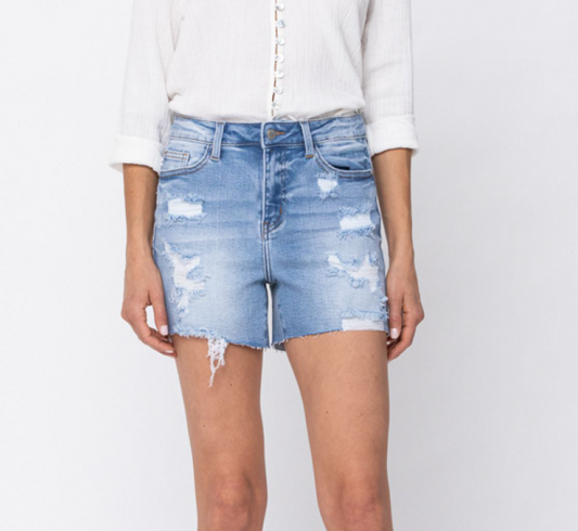 Judy Blue Light Wash Shorts